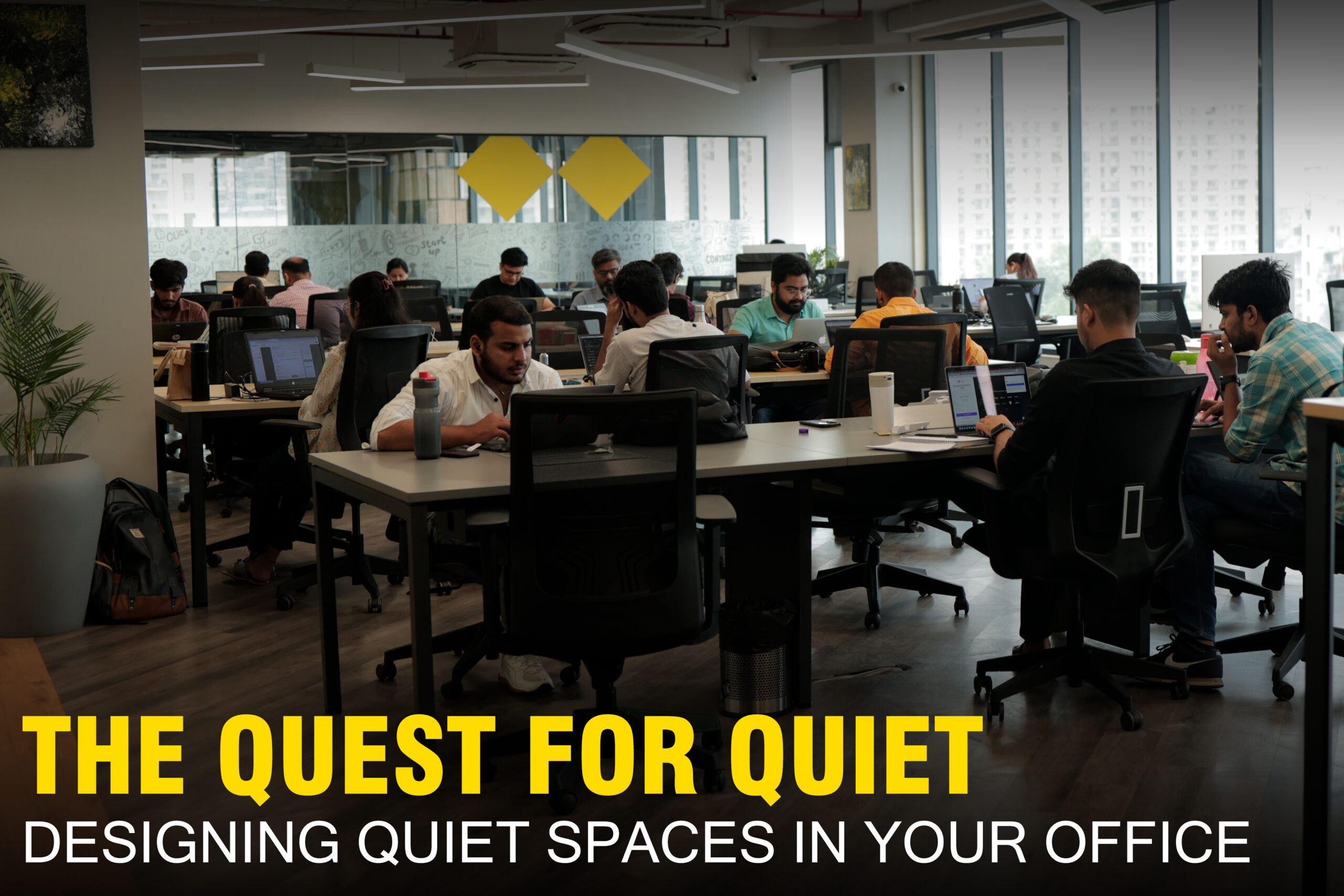 Quest for quite | coworking spaces | offices in gurugram | Venture X India | VTX